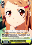 SAO/SE26-E04 Childhood Asuna (Foil) - Sword Art Online Ⅱ Vol.2 Extra Booster English Weiss Schwarz Trading Card Game