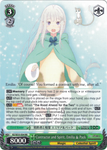 RZ/SE35-E04 Contractor and Spirit, Emilia & Puck - Re:ZERO -Starting Life in Another World- The Frozen Bond English Weiss Schwarz Trading Card Game