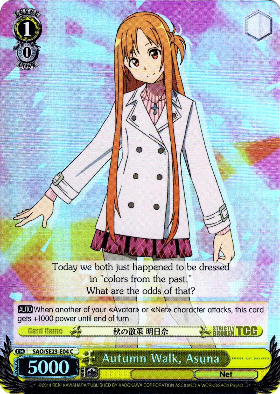 Sword Art Online II Vol. 1 Extra Booster Foils – Strictly