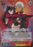 FS/S36-E050R “Lord and Retainer” Rin & Archer (Foil) - Fate/Stay Night Unlimited Blade Works Vol.2 English Weiss Schwarz Trading Card Game