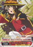 KS/W76-E050 "Unyielding Spirit of Rivalry" Megumin - KONOSUBA -God’s blessing on this wonderful world! Legend of Crimson English Weiss Schwarz Trading Card Game