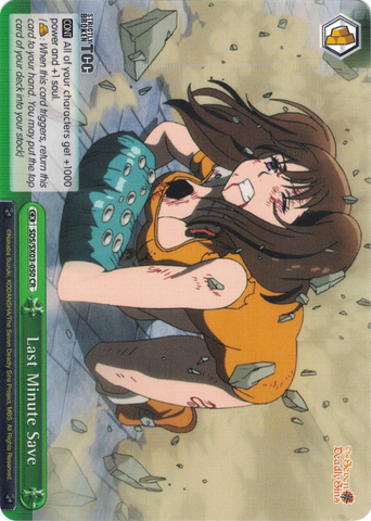 SDS/SX03-050 Last Minute Save - The Seven Deadly Sins English Weiss Schwarz Trading Card Game