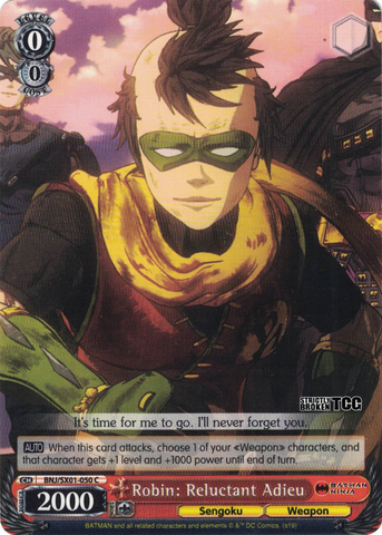 BNJ/SX01-050 Robin: Reluctant Adieu - Batman Ninja English Weiss Schwarz Trading Card Game