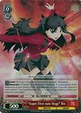 FS/S36-E051R “Super First-rate Mage” Rin (Foil) - Fate/Stay Night Unlimited Blade Works Vol.2 English Weiss Schwarz Trading Card Game