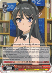SBY/W64-E051 Bunny Girl Senpai, Mai Sakurajima - Rascal Does Not Dream of Bunny Girl Senpai English Weiss Schwarz Trading Card Game