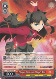 FS/S36-E051 “Super First-rate Mage” Rin - Fate/Stay Night Unlimited Blade Works Vol.2 English Weiss Schwarz Trading Card Game