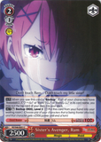 RZ/S46-E051 Sister's Avenger, Ram - Re:ZERO -Starting Life in Another World- Vol. 1 English Weiss Schwarz Trading Card Game