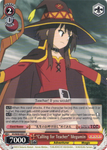 KS/W49-E051 “Calling for Teacher” Megumin - KONOSUBA -God’s blessing on this wonderful world! Vol. 1 English Weiss Schwarz Trading Card Game