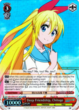 NK/W30-E051R Deep Friendship, Chitoge (Foil) - NISEKOI -False Love- English Weiss Schwarz Trading Card Game