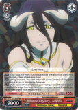 OVL/S62-E052 Infinite Loyalty, Albedo - Nazarick: Tomb of the Undead English Weiss Schwarz Trading Card Game