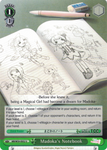 MR/W59-E052 Madoka's Notebook - Magia Record: Puella Magi Madoka Magica Side Story English Weiss Schwarz Trading Card Game