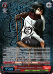 AOT/S50-E052SP "Embraced Memories" Mikasa (Foil) - Attack On Titan Vol.2 English Weiss Schwarz Trading Card Game