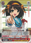 SY/W08-E052 SOS Brigade Leader, Haruhi - The Melancholy of Haruhi Suzumiya English Weiss Schwarz Trading Card Game