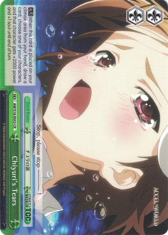 AW/S18-E053 Chiyuri's Tears - Accel World English Weiss Schwarz Trading Card Game