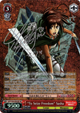 AOT/S50-E053SP "To Seize Freedom" Sasha (Foil) - Attack On Titan Vol.2 English Weiss Schwarz Trading Card Game