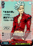 SDS/SX03-054SP Ban: For a Special Someone (Foil) - The Seven Deadly Sins English Weiss Schwarz Trading Card Game