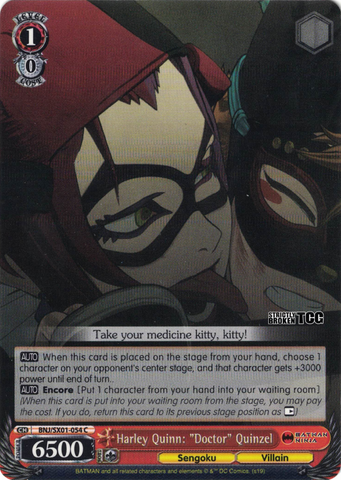 BNJ/SX01-054 Harley Quinn: "Doctor" Quinzel - Batman Ninja English Weiss Schwarz Trading Card Game