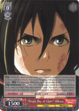 AOT/S50-E054 "Single Ray of Light" Mikasa - Attack On Titan Vol.2 English Weiss Schwarz Trading Card Game
