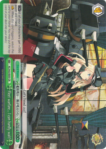 KC/S42-E055 Fleet warfare… I can hardly wait! - KanColle : Arrival! Reinforcement Fleets from Europe! English Weiss Schwarz Trading Card Game