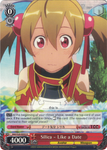 SAO/S20-E055 Silica - Like a Date - Sword Art Online English Weiss Schwarz Trading Card Game