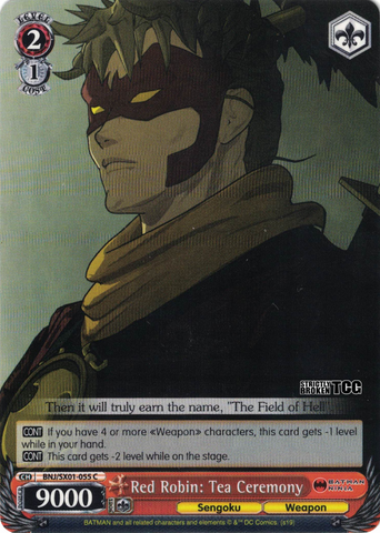 BNJ/SX01-055 Red Robin: Tea Ceremony - Batman Ninja English Weiss Schwarz Trading Card Game