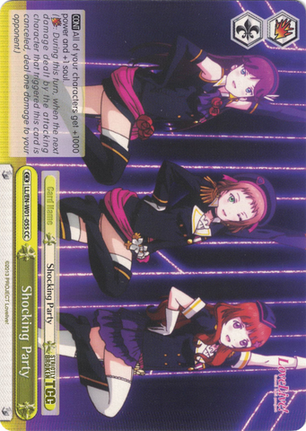 LL/EN-W01-055 Shocking Party - Love Live! DX English Weiss Schwarz Trading Card Game