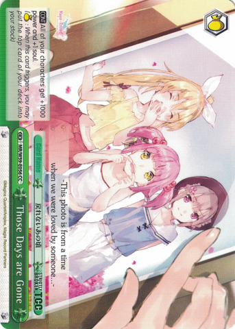 MR/W59-E056 Those Days are Gone - Magia Record: Puella Magi Madoka Magica Side Story English Weiss Schwarz Trading Card Game