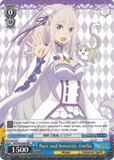 RZ/S55-E056 Pure and Innocent, Emilia - Re:ZERO -Starting Life in Another World- Vol.2 English Weiss Schwarz Trading Card Game