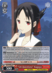 KGL/S79-E056 "20 Questions" Kaguya - Kaguya-sama: Love is War English Weiss Schwarz Trading Card Game