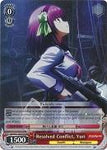 AB/W31-E057R Resolved Conflict, Yuri (Foil) - Angel Beats! Re:Edit English Weiss Schwarz Trading Card Game