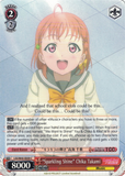 LSS/W45-E059 "Sparkling Shine" Chika Takami - Love Live! Sunshine!! English Weiss Schwarz Trading Card Game