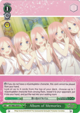 5HY/W83-E059 Album of Memories - The Quintessential Quintuplets English Weiss Schwarz Trading Card Game