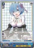 RZ/S46-E060 Blue-Haired Maid, Rem - Re:ZERO -Starting Life in Another World- Vol. 1 English Weiss Schwarz Trading Card Game