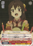 KS/W55-E060 "Lonely Birthday" Yunyun - KONOSUBA -God’s blessing on this wonderful world! Vol. 2 English Weiss Schwarz Trading Card Game