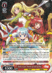 MR/W59-E060 "Battle in Sync" Momoko & Kaede & Rena - Magia Record: Puella Magi Madoka Magica Side Story English Weiss Schwarz Trading Card Game
