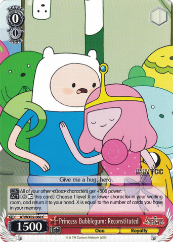 AT/WX02-060 Princess Bubblegum: Reconstituted - Adventure Time English Weiss Schwarz Trading Card Game