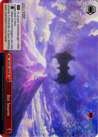 BNJ/SX01-060R Bat Swarm (Foil) - Batman Ninja English Weiss Schwarz Trading Card Game