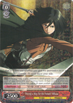 AOT/S35-E060 "Paving a Way for the Future" Mikasa - Attack On Titan Vol.1 English Weiss Schwarz Trading Card Game
