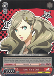 P5/S45-E060 Ann: It's a Deal - Persona 5 English Weiss Schwarz Trading Card Game
