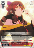 KS/W76-E060 "I Am Called" Arue - KONOSUBA -God’s blessing on this wonderful world! Legend of Crimson English Weiss Schwarz Trading Card Game