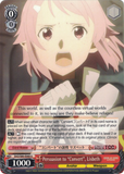 SAO/S80-E060 Persuasion to "Convert", Lisbeth - Sword Art Online -Alicization- Vol. 2 English Weiss Schwarz Trading Card Game