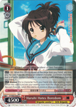SY/W08-E060 Haruhi Hates Boredom - The Melancholy of Haruhi Suzumiya English Weiss Schwarz Trading Card Game