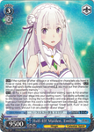 RZ/S46-E061 Half-Elf Maiden, Emilia - Re:ZERO -Starting Life in Another World- Vol. 1 English Weiss Schwarz Trading Card Game