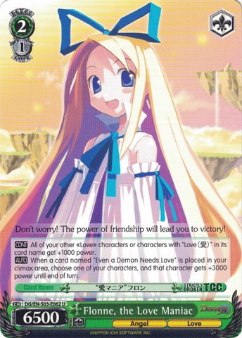 DG/EN-S03-E062 Flonne, the Love Maniac - Disgaea English Weiss Schwarz Trading Card Game