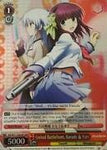 AB/W31-E063R United Battlefront, Kanade & Yuri (Foil) - Angel Beats! Re:Edit English Weiss Schwarz Trading Card Game