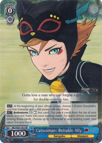 BNJ/SX01-063 Catwoman: Reliable Ally - Batman Ninja English Weiss Schwarz Trading Card Game