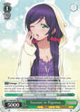 LL/EN-W01-063 Nozomi in Pajamas - Love Live! DX English Weiss Schwarz Trading Card Game