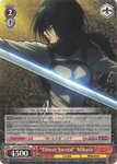 AOT/S35-E063 "Direct Sword" Mikasa - Attack On Titan Vol.1 English Weiss Schwarz Trading Card Game