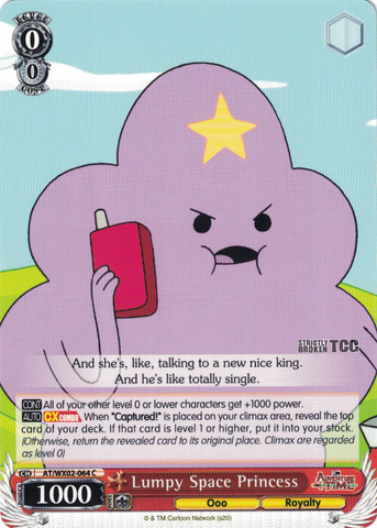 AT/WX02-064 Lumpy Space Princess - Adventure Time English Weiss Schwarz Trading Card Game