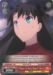 FS/S36-E064 “Time to Part Ways” Rin - Fate/Stay Night Unlimited Blade Works Vol.2 English Weiss Schwarz Trading Card Game